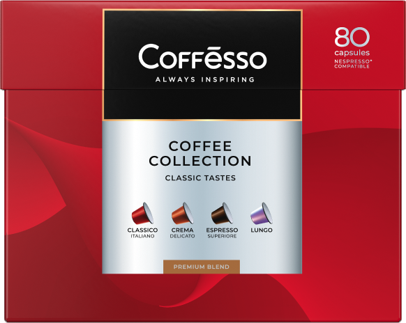 Капсулы Nespresso Coffesso Ассорти 4 вкуса фото 1