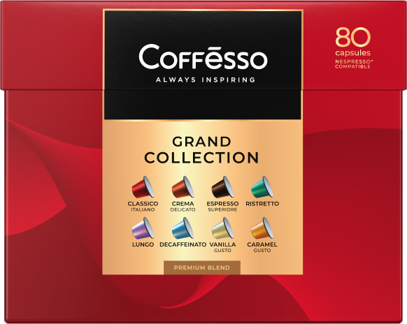 Капсулы Nespresso Coffesso Ассорти 8 вкусов фото 1