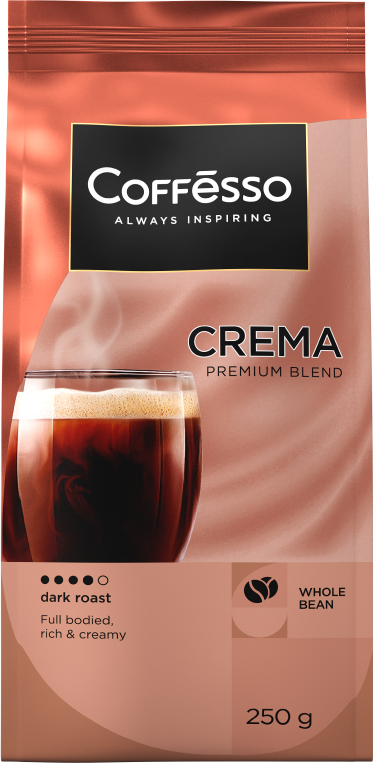  Кофе в зёрнах Coffesso Crema фото 1