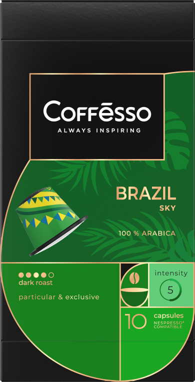 Капсулы Nespresso Coffesso Brazil Sky фото 1