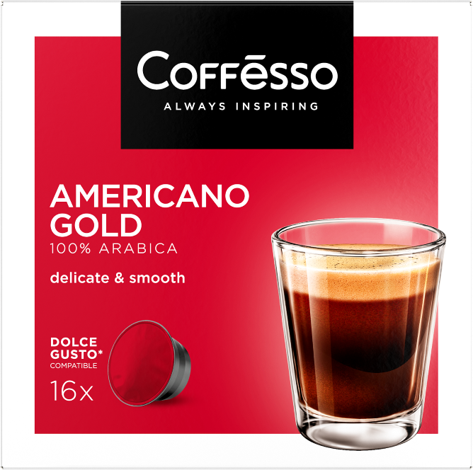 Капсулы Dolce Gusto Coffesso Americano Gold фото 1