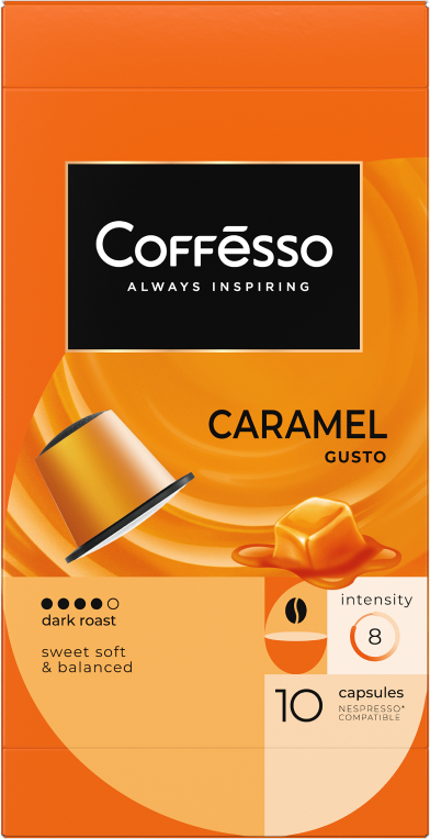 Капсулы Nespresso Coffesso Caramel Gusto фото 1