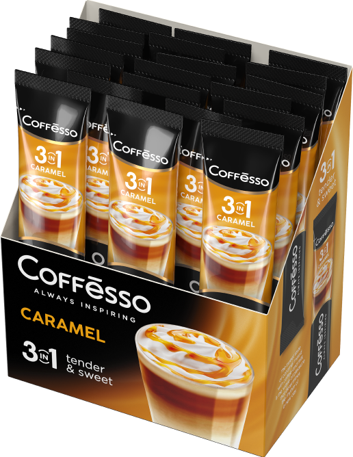 Кофе «3 в 1» Coffesso Caramel фото 5