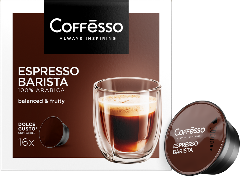 Капсулы Dolce Gusto Coffesso Espresso Barista фото 4