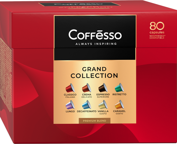 Капсулы Nespresso Coffesso Ассорти 8 вкусов фото 3
