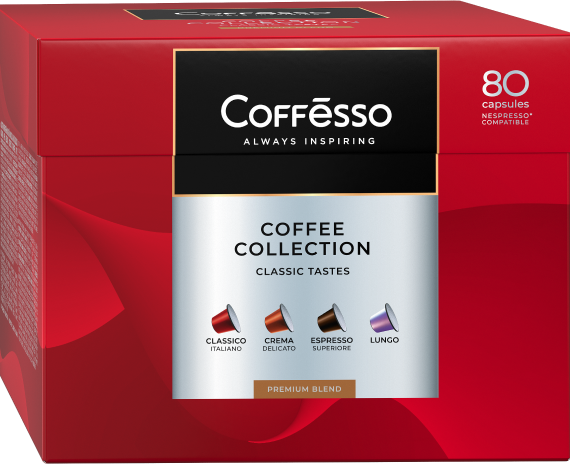 Капсулы Nespresso Coffesso Ассорти 4 вкуса фото 3