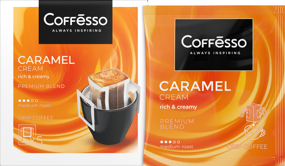 Дрип кофе Coffesso Caramel Cream фото 4