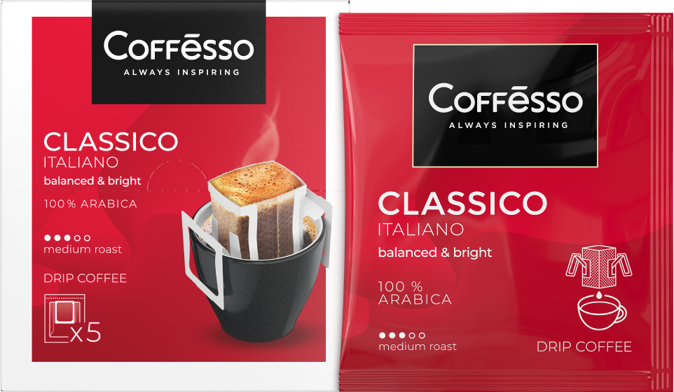 Дрип кофе Coffesso Classico Italiano фото 4