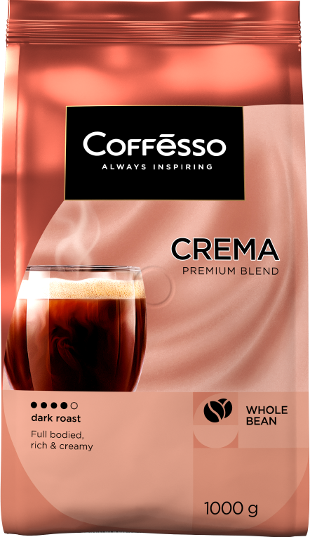  Кофе в зёрнах Coffesso Crema фото 1