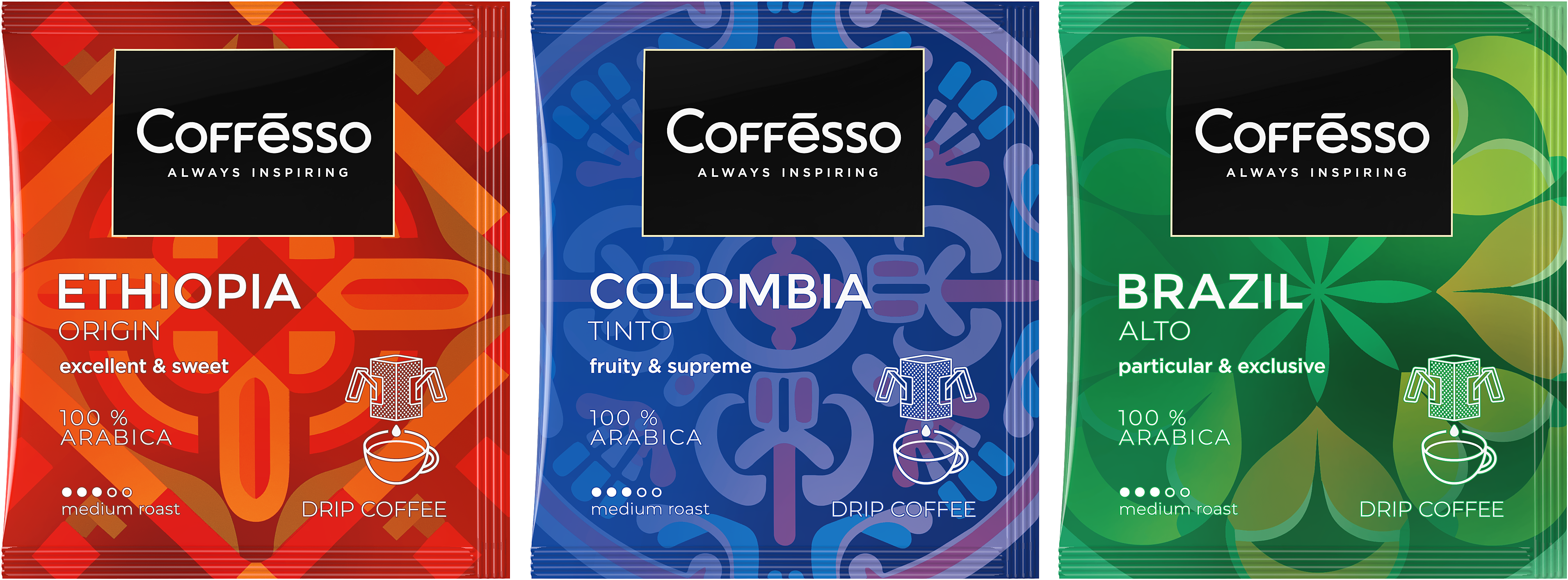 Дрип кофе Coffesso Drip MIX 30 фото 3