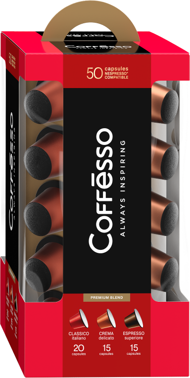 Капсулы Nespresso Coffesso Ассорти 3 вкуса фото 3