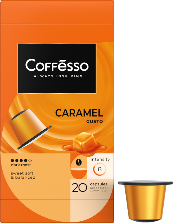 Капсулы Nespresso Coffesso Caramel Gusto фото 4