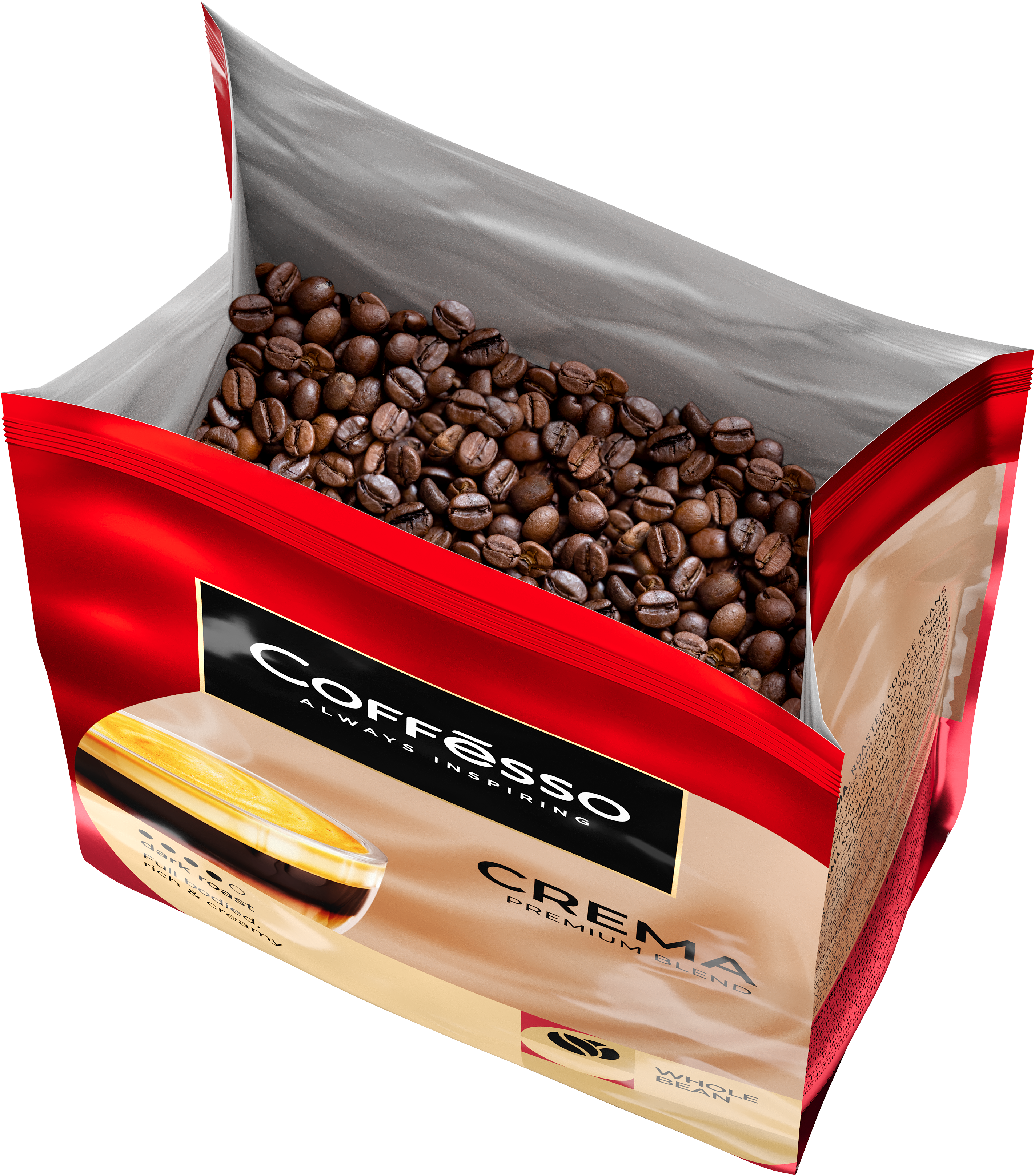  Кофе в зёрнах Coffesso Crema фото 5