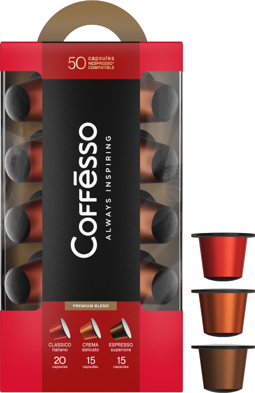 Капсулы Nespresso Coffesso Ассорти 3 вкуса фото 4