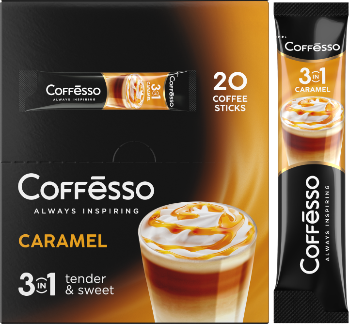 Кофе «3 в 1» Coffesso Caramel фото 4