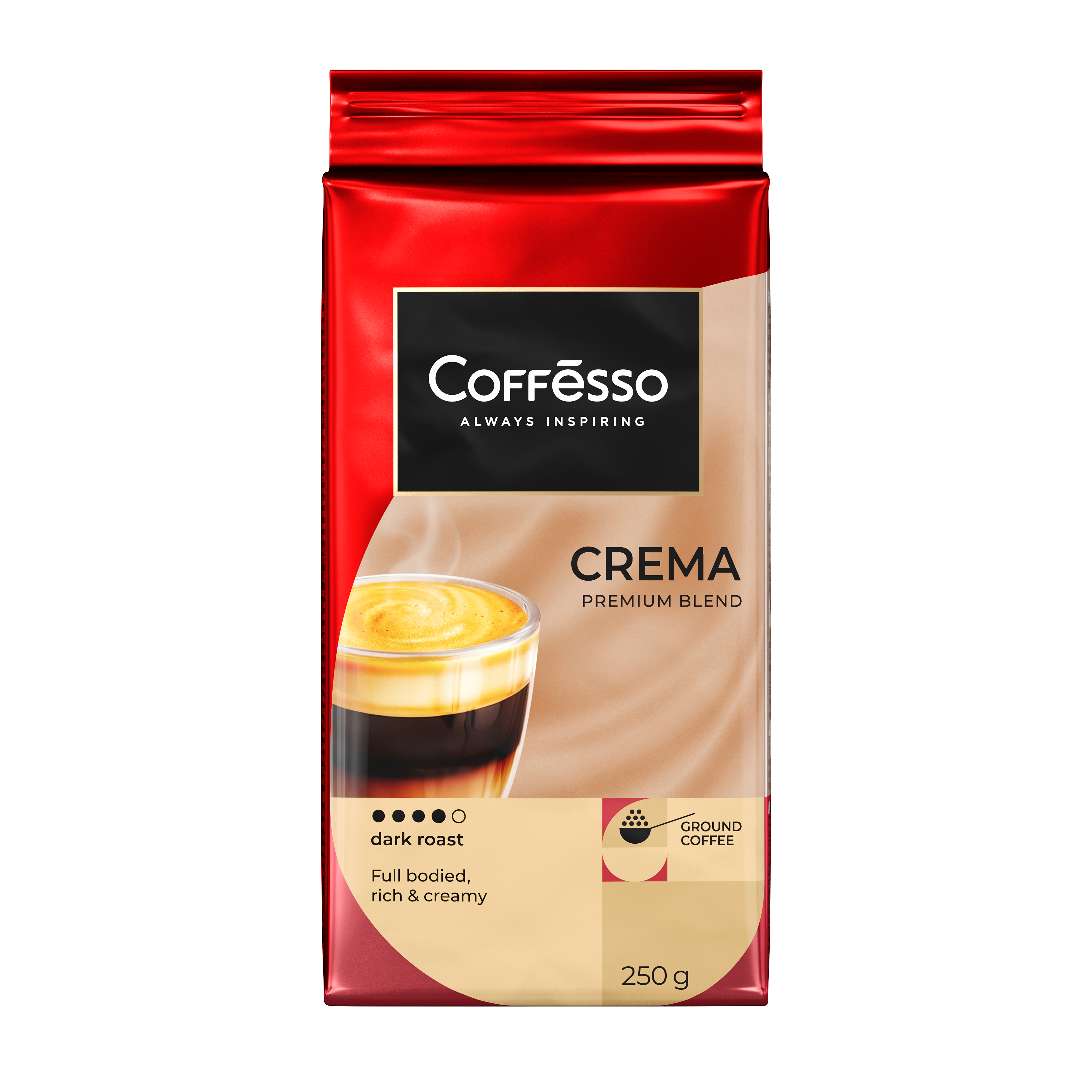 Молотый кофе Coffesso Crema фото 1