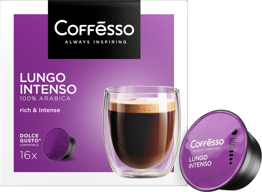 Капсулы Dolce Gusto Coffesso Lungo Intenso фото 4