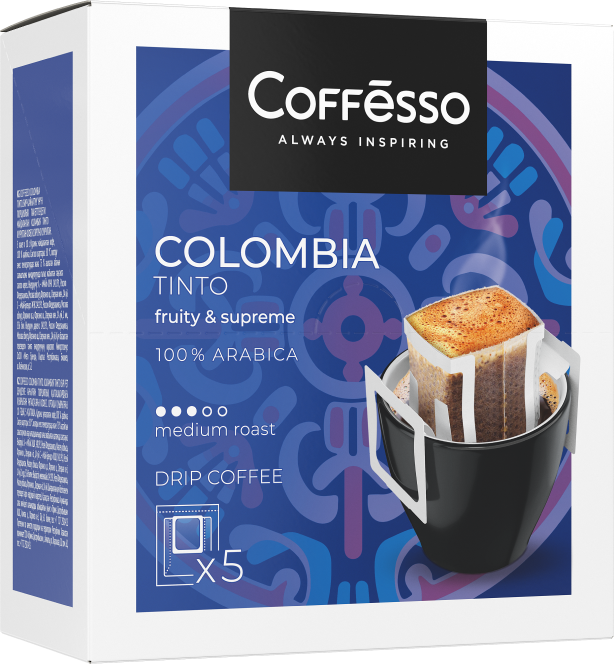 Дрип кофе Coffesso Colombia Tinto фото 3