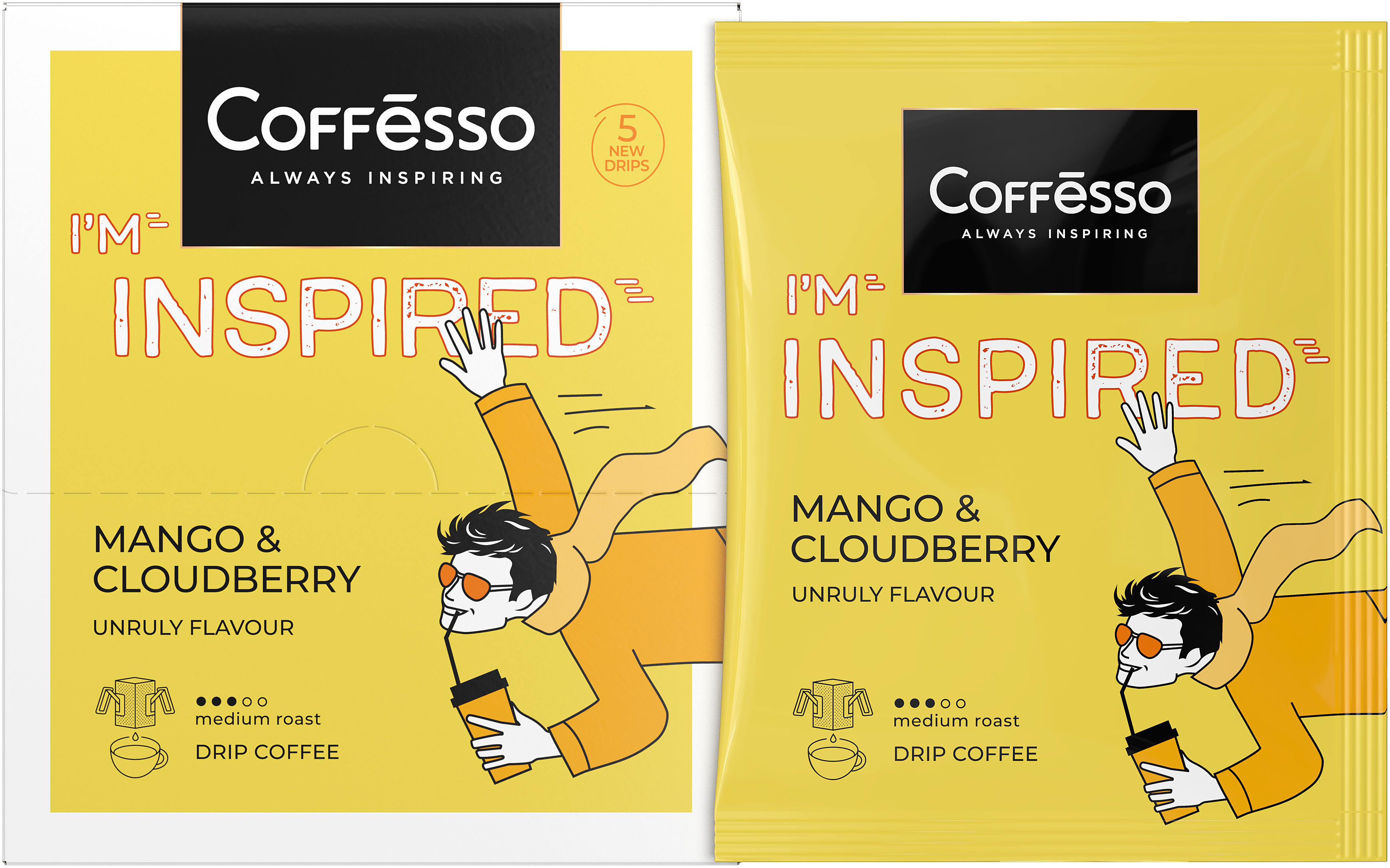 Дрип кофе Coffesso  Inspired mango & cloudberry фото 6