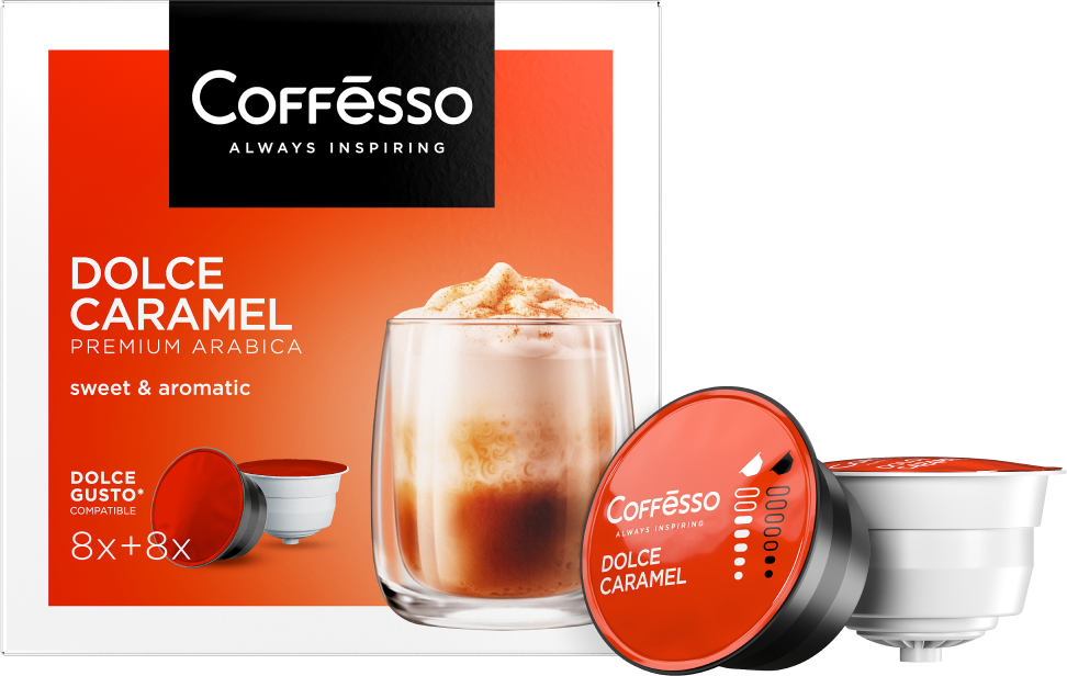 Капсулы Dolce Gusto Coffesso Dolce Caramel фото 4