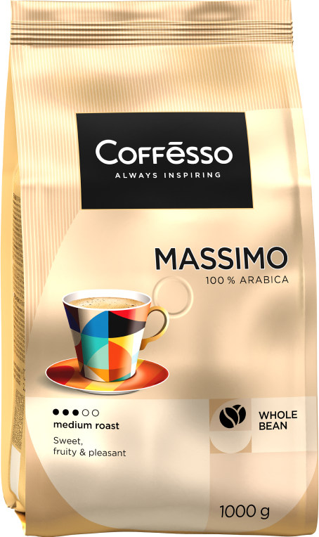  Кофе в зёрнах Coffesso Massimo фото 2