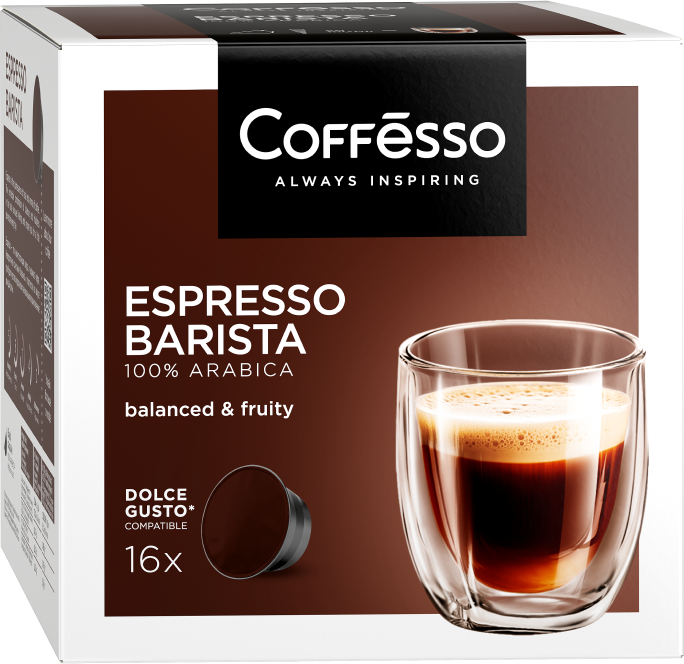 Капсулы Dolce Gusto Coffesso Espresso Barista фото 3