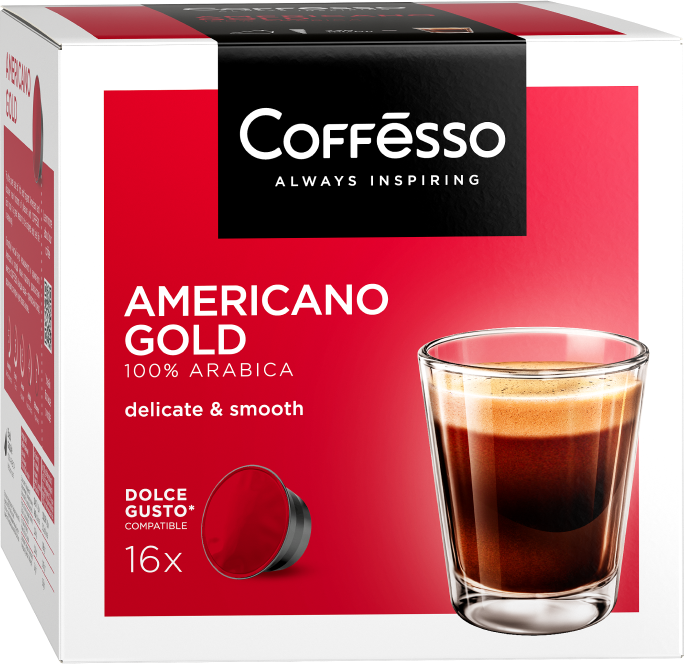 Капсулы Dolce Gusto Coffesso Americano Gold фото 3