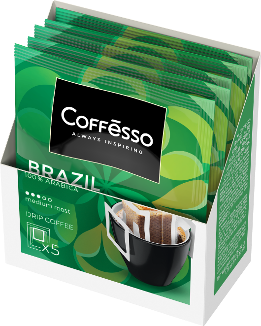 Дрип кофе Coffesso Brazil Alto фото 5