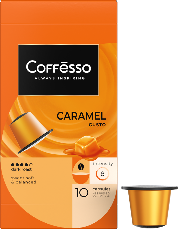Капсулы Nespresso Coffesso Caramel Gusto фото 4