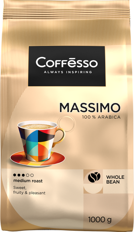  Кофе в зёрнах Coffesso Massimo фото 1