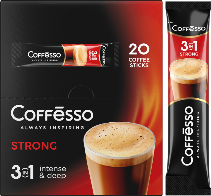 Кофе «3 в 1» Coffesso Strong фото 4